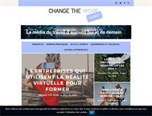 Tablet Screenshot of changethework.com